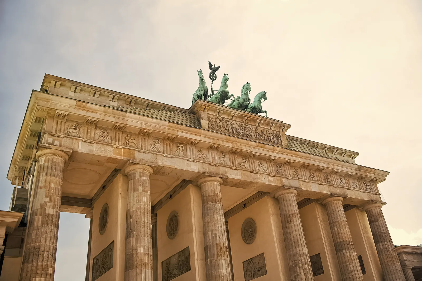 The Brandenburg Gate in Berlin