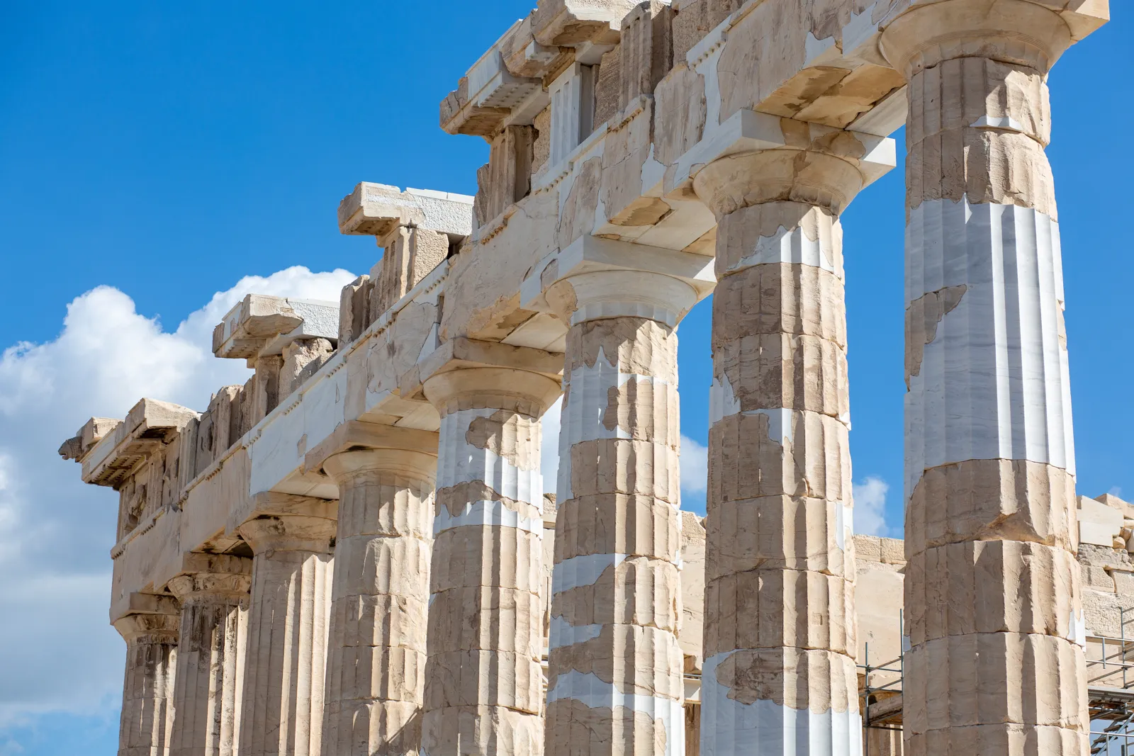 La citadelle de l'Acropole à Athènes