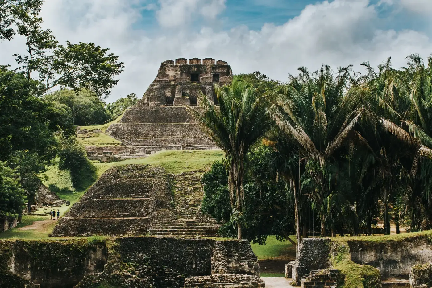 El Castillo pyramid at the Maya site of Xunantunich, Belize