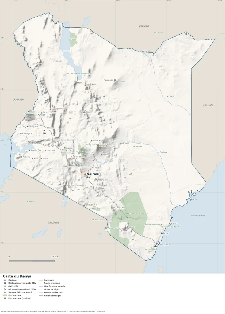 Carte : Kenya