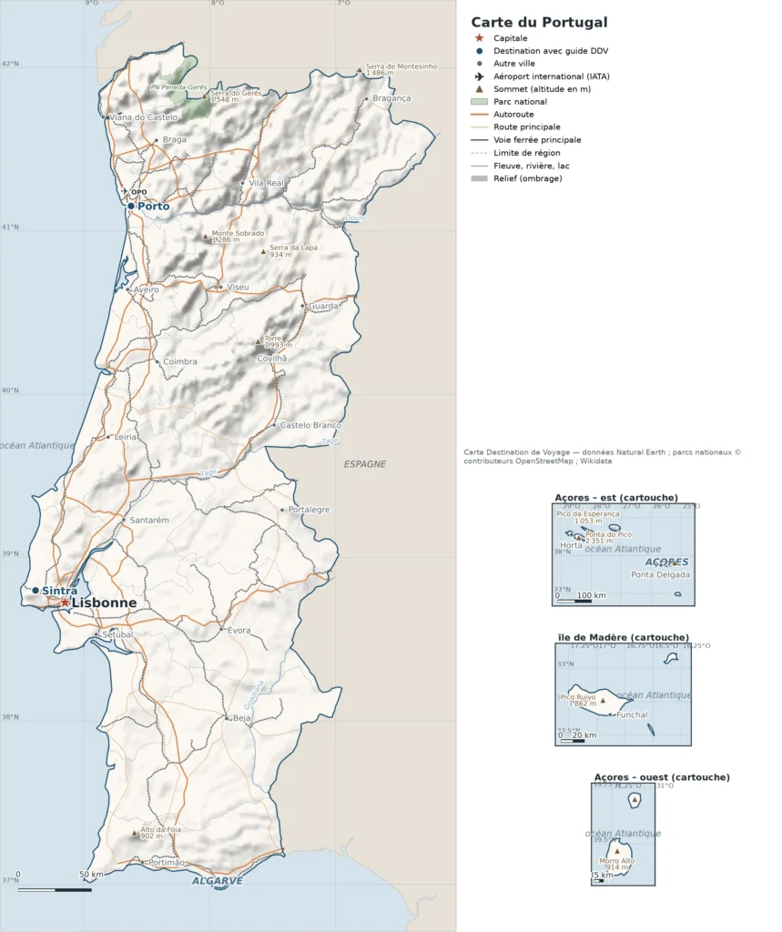 Map: Portugal