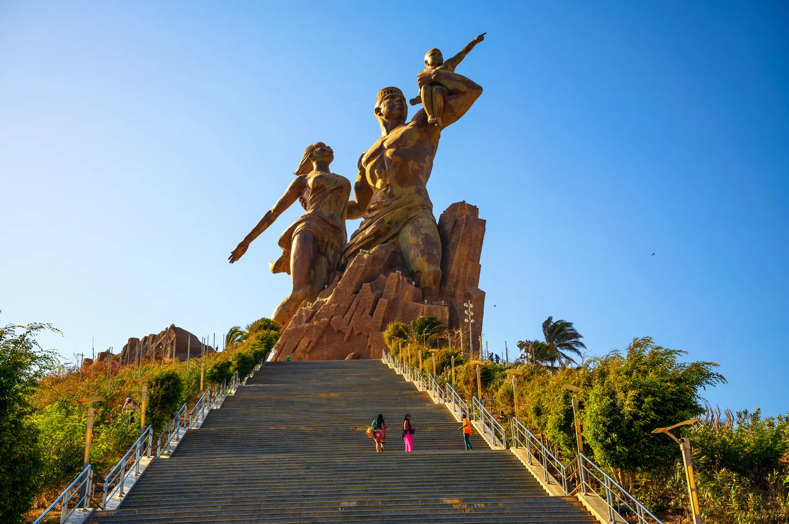 Le monument de la Renaissance africaine à Dakar