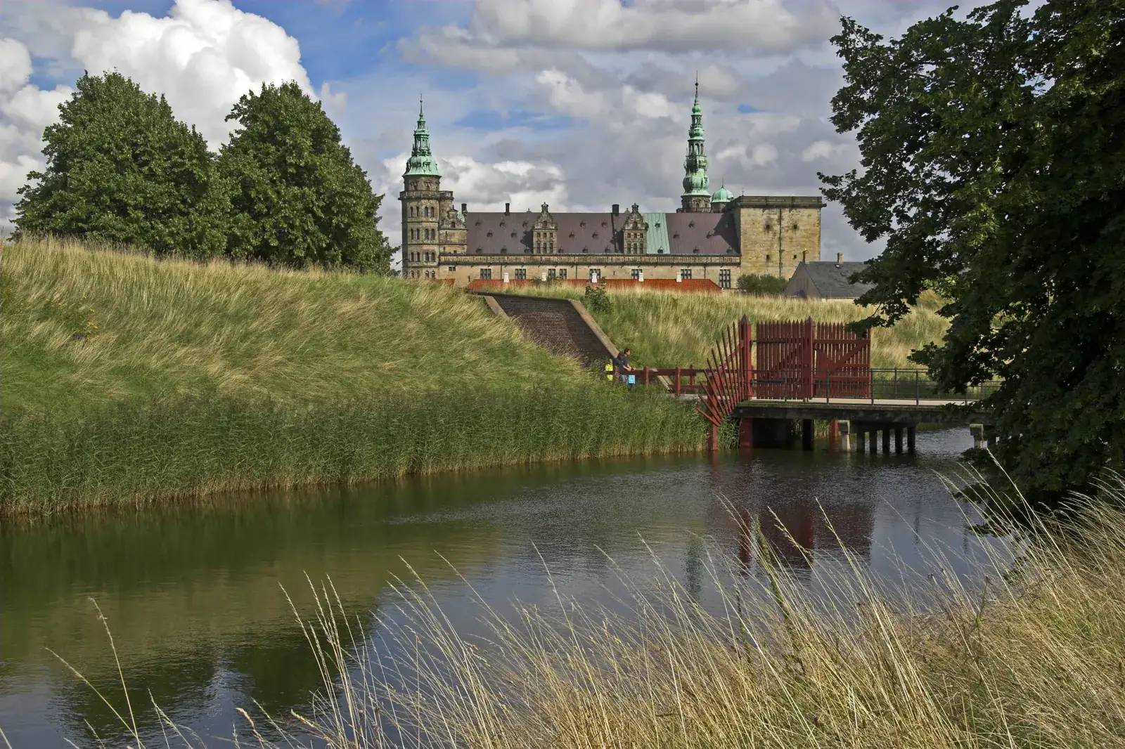 Kronborg Castle in Helsingør, Denmark