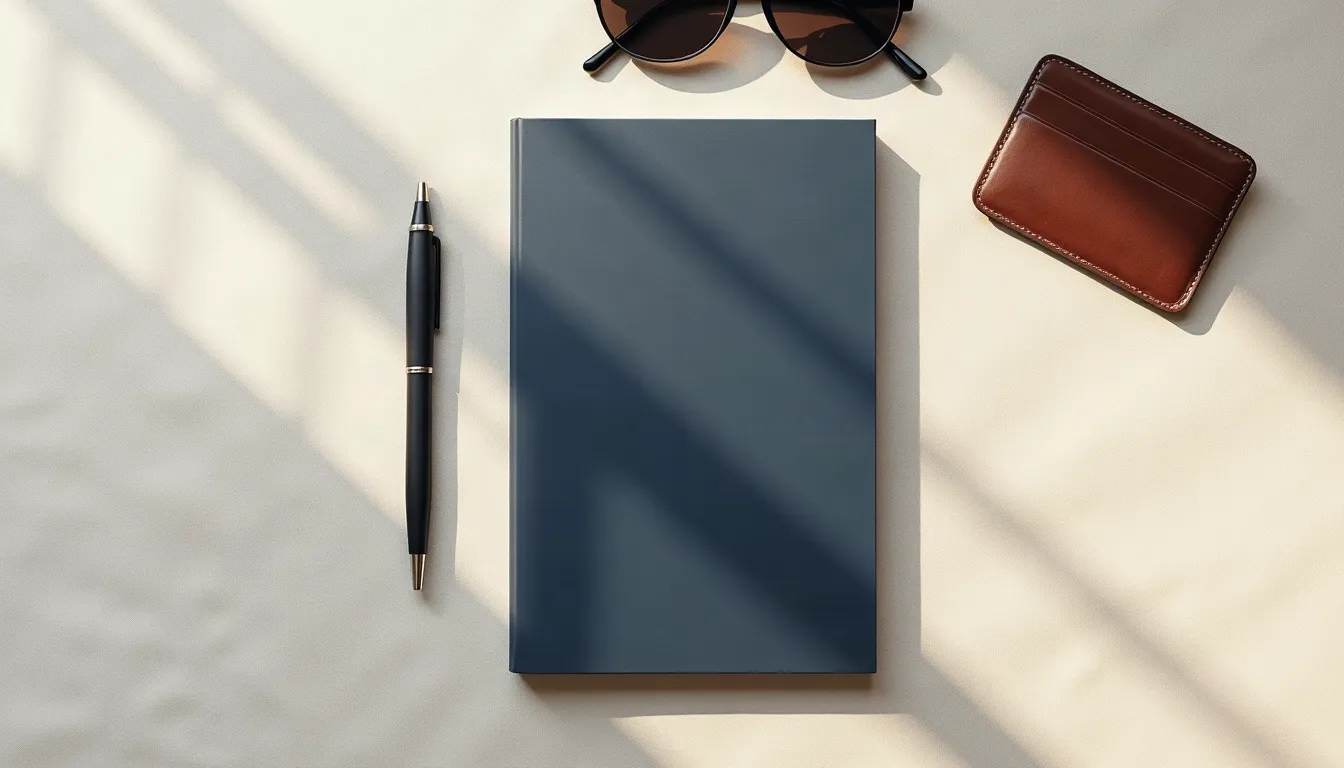Renouveler son passeport : démarches, prix, délais et urgence Passeport à couverture bleue, stylo, lunettes de soleil et portefeuille prêts pour un voyage