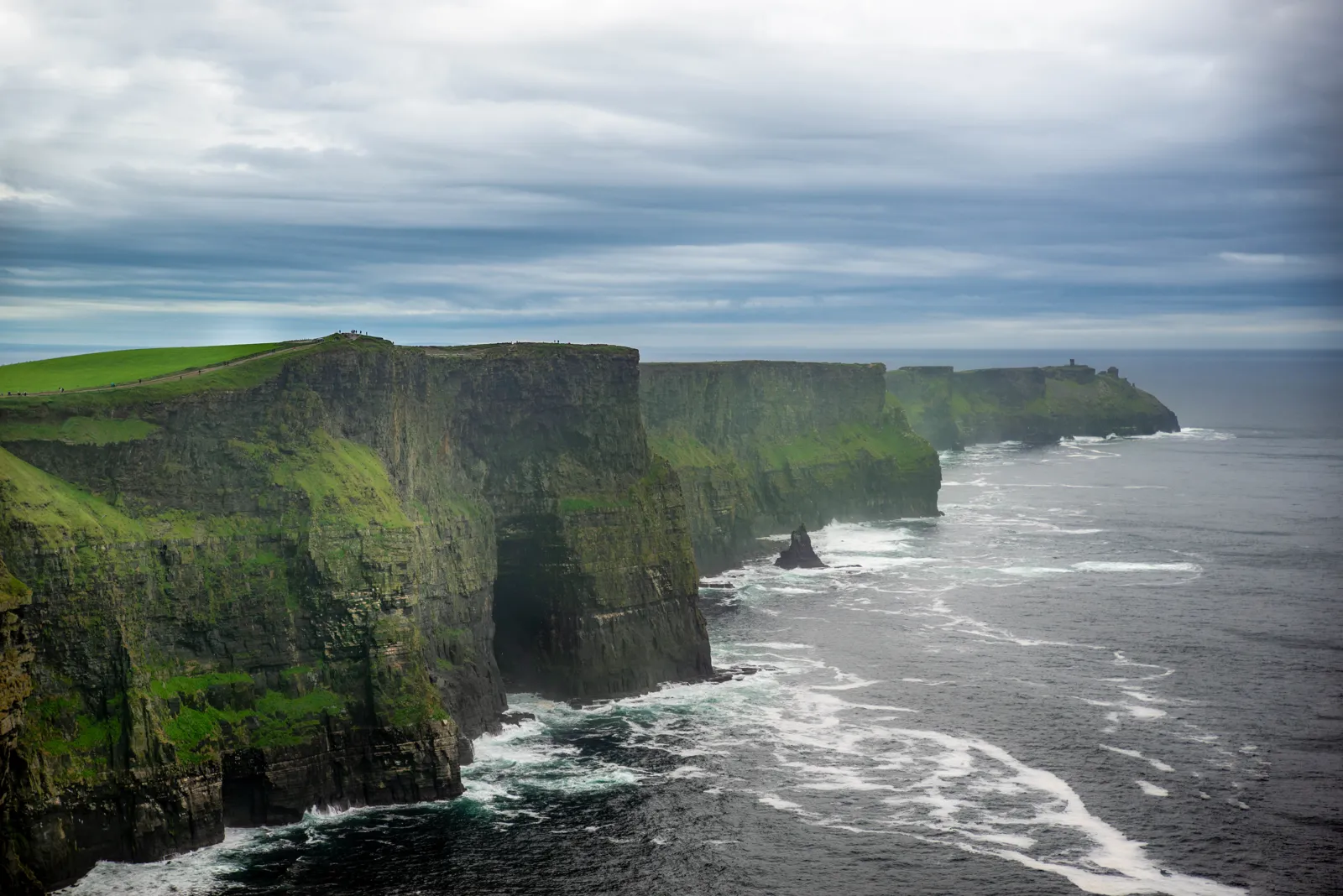 Décalage horaire Irlande : quelle heure est-il ? Les falaises de Moher sur la côte ouest de l'Irlande