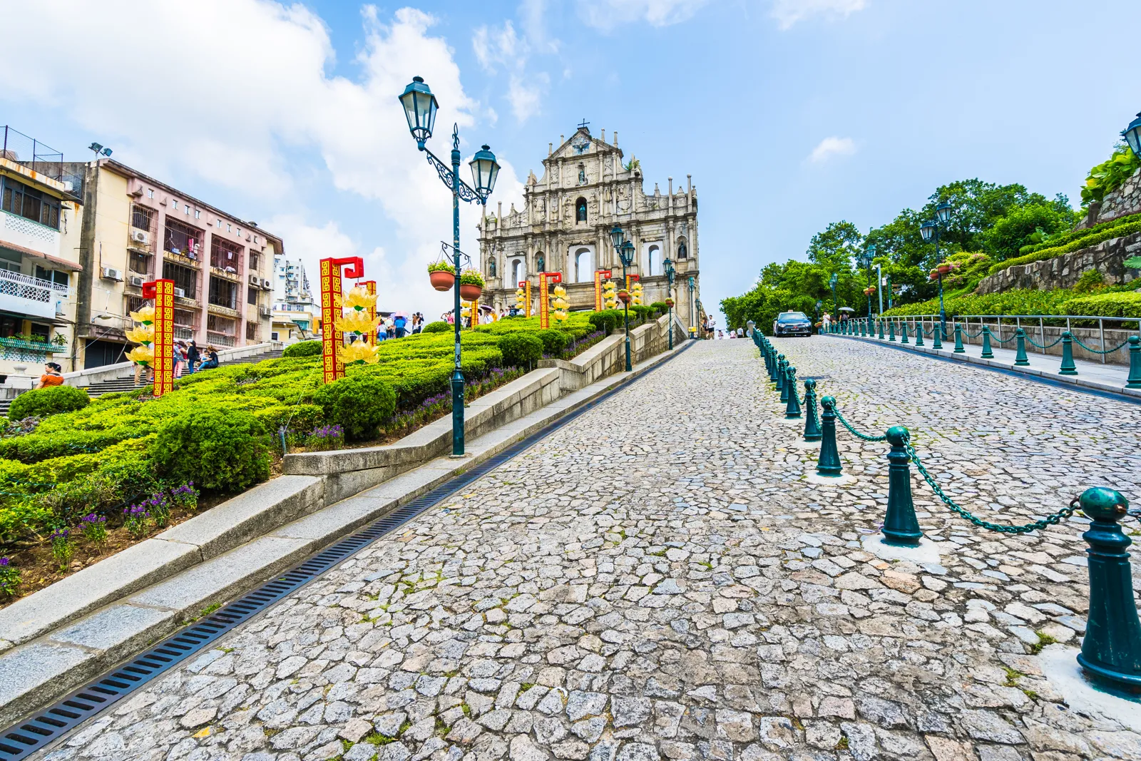 Visiter Macao : centre historique, Taipa et climat Allée menant aux ruines de Saint-Paul à Macao