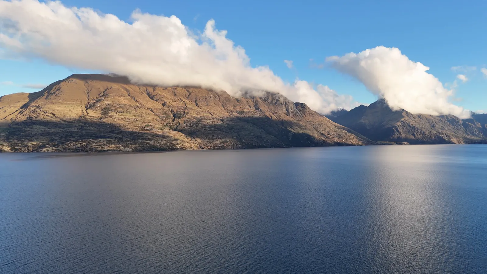 Lake Wakatipu and the mountains around Queenstown, New Zealand