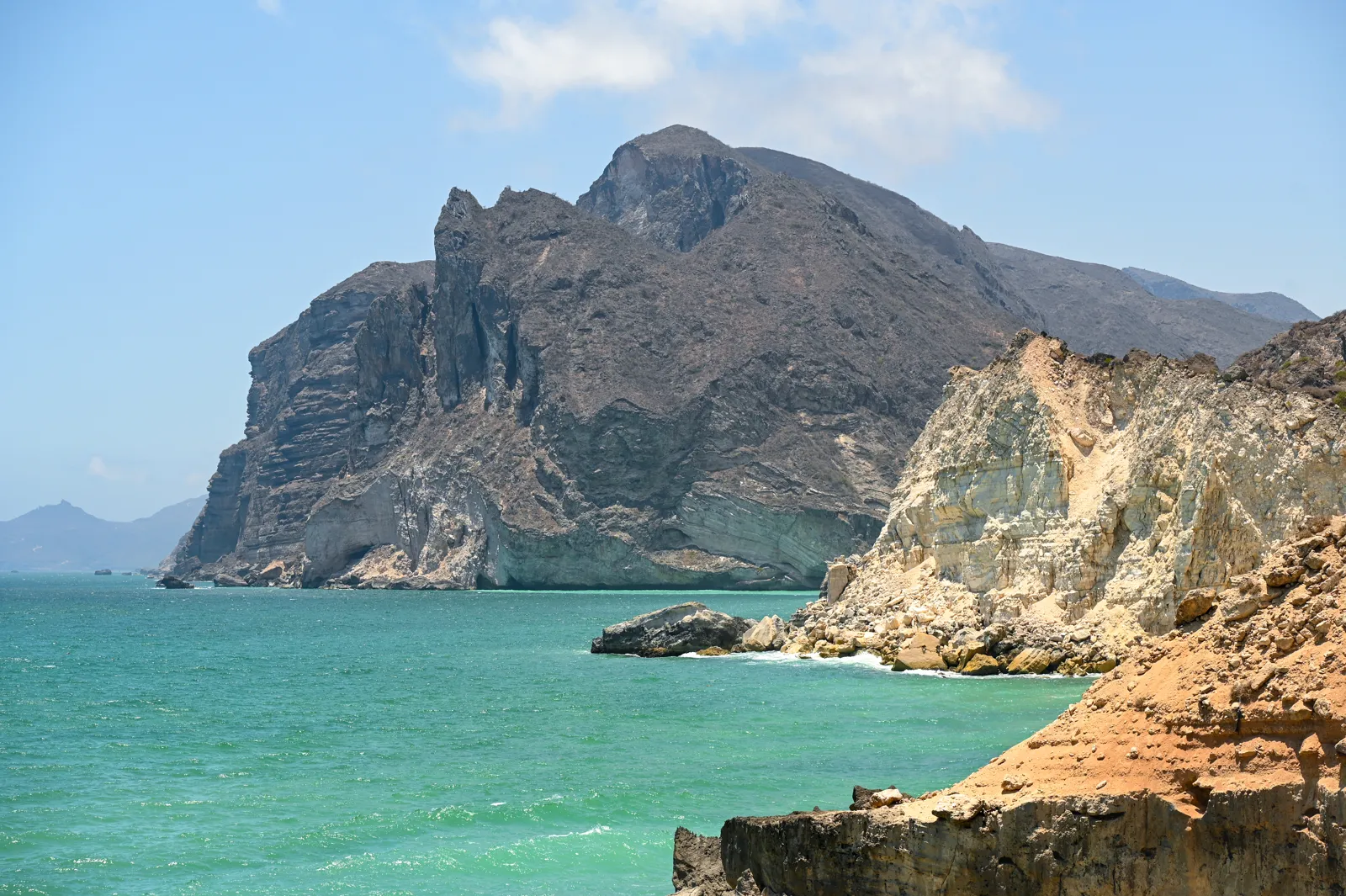 La côte et les montagnes de Salalah à Oman