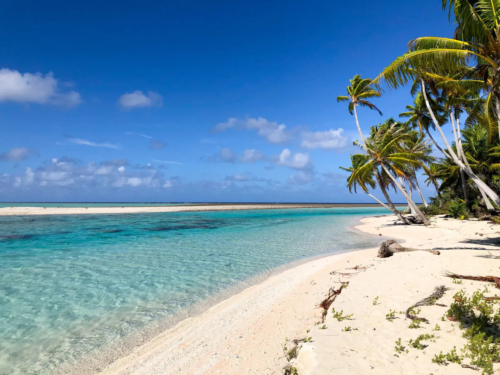 The lagoon of Tikehau atoll, French Polynesia