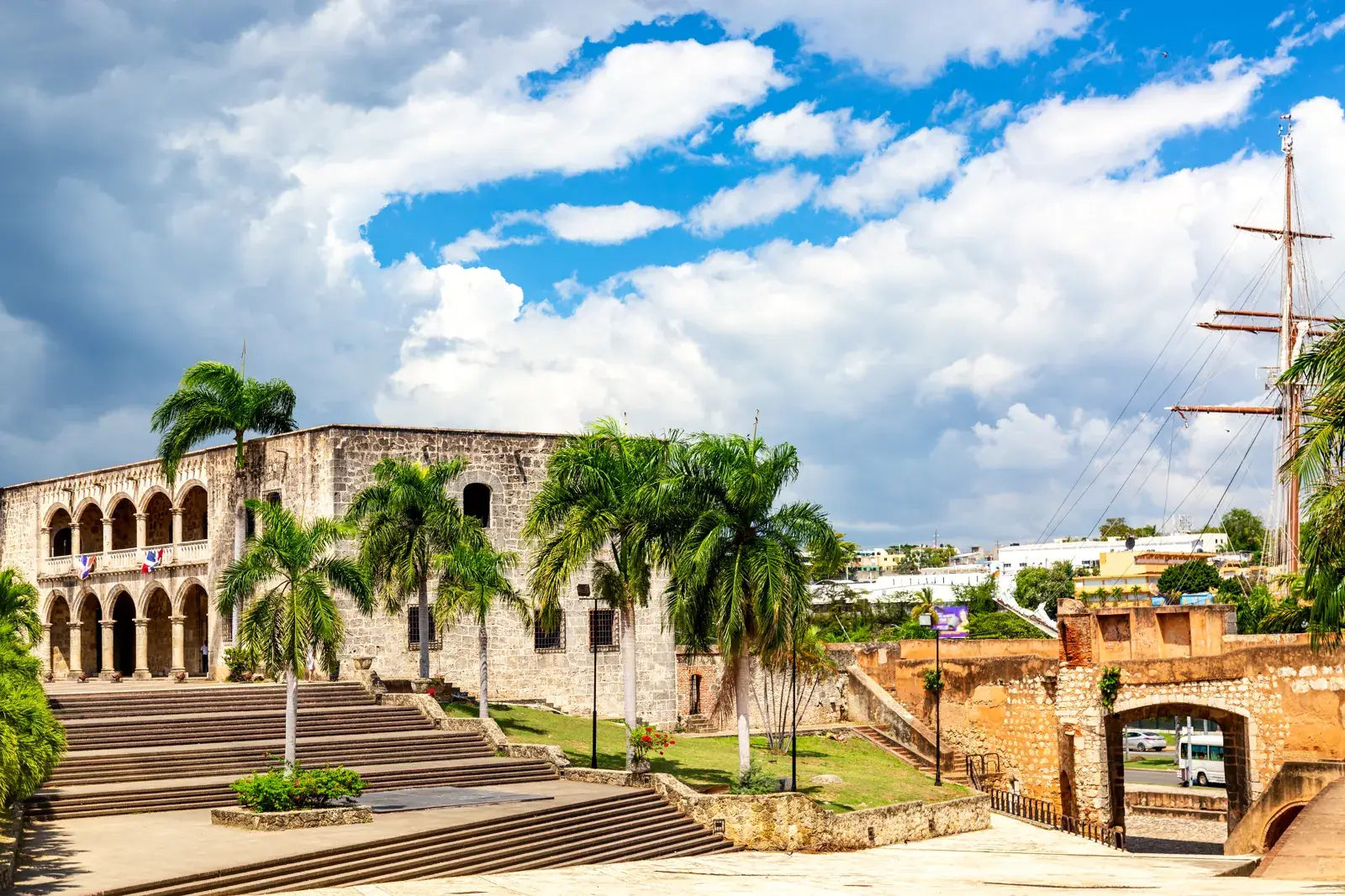 The Alcázar de Colón in the Colonial Zone of Santo Domingo