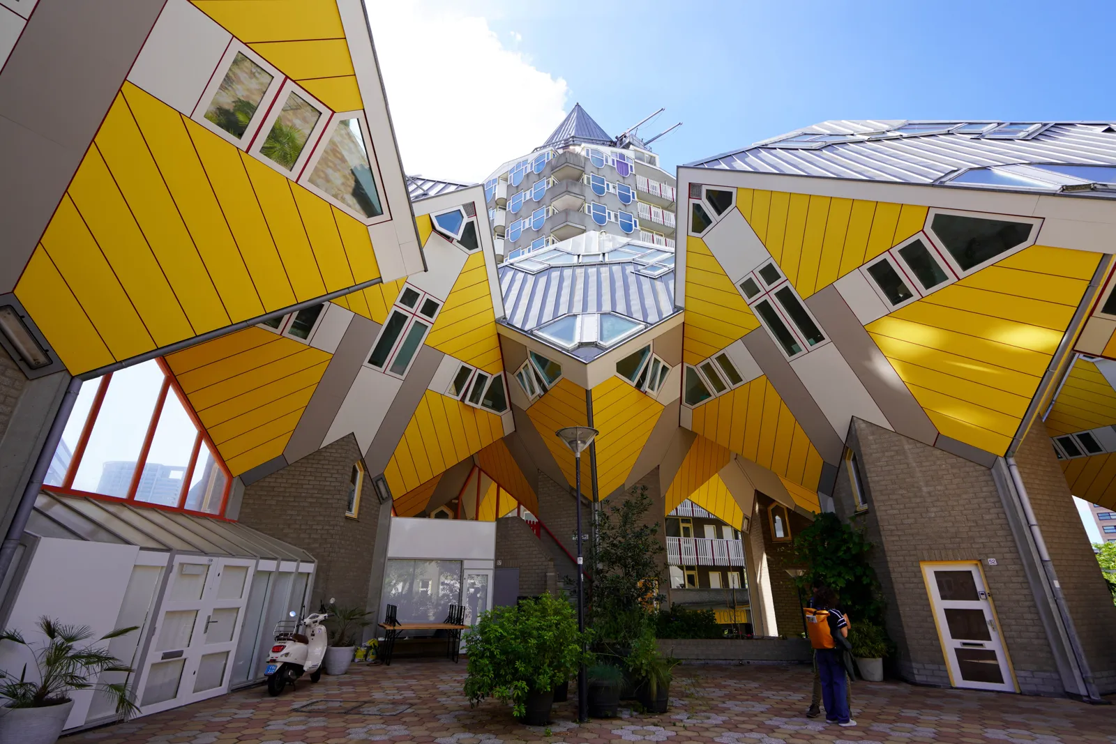 Visiter Rotterdam : maisons cubes, Markthal et pont Érasme Maisons cubiques de Rotterdam