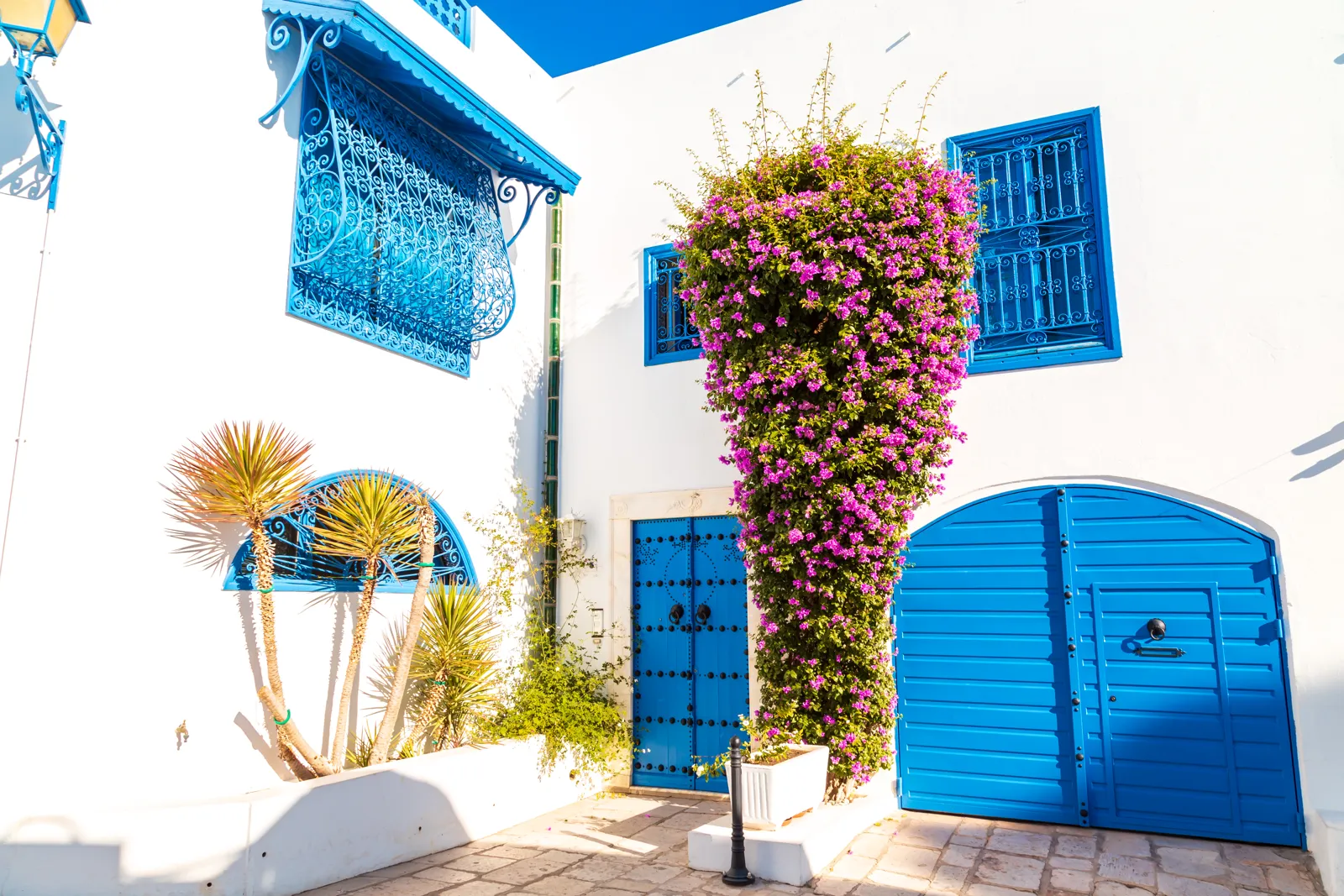 Météo en Tunisie en avril : températures, que faire et conseils Le village blanc et bleu de Sidi Bou Saïd en Tunisie